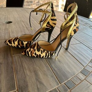 Leopard heels